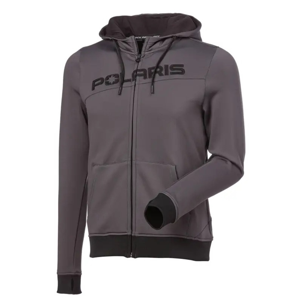Polaris Women's Gray Zip-Up Hoodie